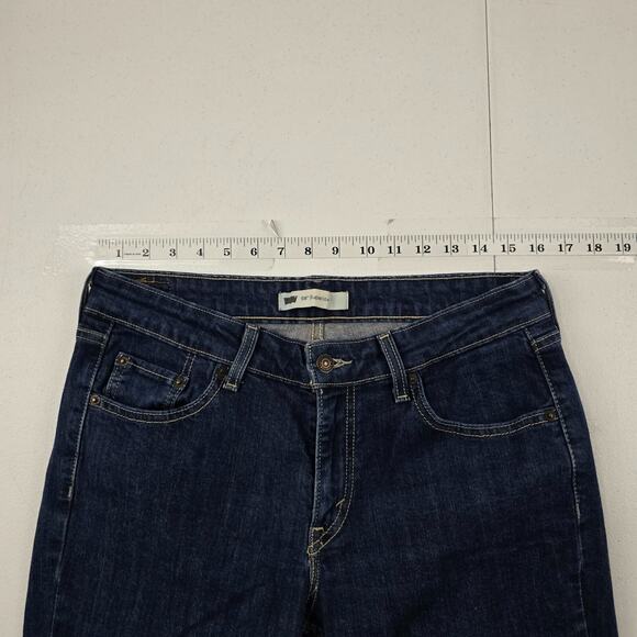 Levi's 518‎ too superlow boot cut jeans blue 11m 30x32 denim 5335 - Picture 4 of 12